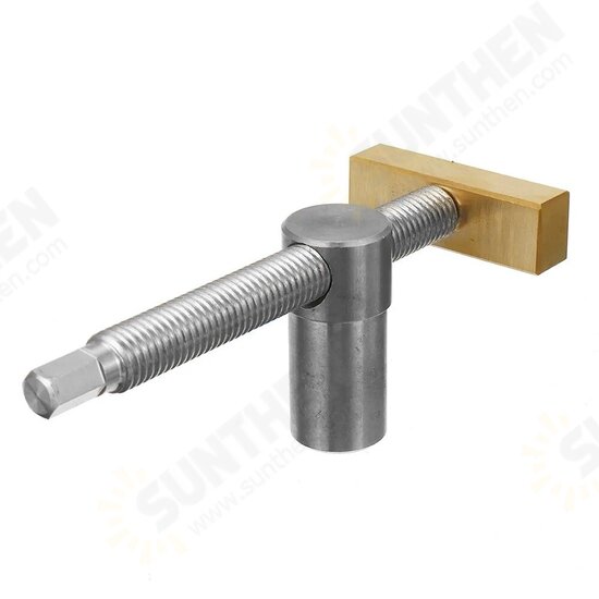 19MM Brass Stainless Steel Woodworking Adjustable Holder With Quick Clamping Tenon Stop For Desktop Woodbench Fixed Locking Accessories Tools 19MM Brass Stainless Steel Woodworking Adjustable Holder With Quick Clamping Tenon Stop For Desktop Woodbench Fixed Locking Accessories Tools