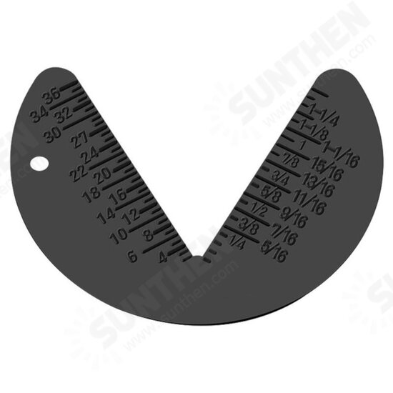 Gauge Hexagon Screw Nut Metric Inch Integrated Model Radius Gauge 60 Degree Tooth Pitch Ruler Measuring Tool Gauge Hexagon Screw Nut Metric Inch Integrated Model Radius Gauge 60 Degree Tooth Pitch Ruler Measuring Tool