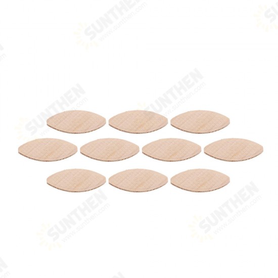 100pcs No. 0#/10#/20# Assorted Wood Biscuits for Tenon Machine Woodworking Biscuit Jointer