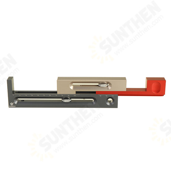 100mm/4Inch Table Saw Slot Adjuster Mortise and Tenon Tool Woodworking Movable Measuring Block 100mm/4Inch Table Saw Slot Adjuster Mortise and Tenon Tool Woodworking Movable Measuring Block