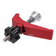2 Pcs Red Quick Acting Hold Down Clamp Aluminum Alloy T-Slot T-Track Clamp Set Woodworking Tool for Woodworking Table 2 Pcs Red Quick Acting Hold Down Clamp Aluminum Alloy T-Slot T-Track Clamp Set Woodworking Tool for Woodworking Table