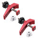 2 Pcs Red Quick Acting Hold Down Clamp Aluminum Alloy T-Slot T-Track Clamp Set Woodworking Tool for Woodworking Table 2 Pcs Red Quick Acting Hold Down Clamp Aluminum Alloy T-Slot T-Track Clamp Set Woodworking Tool for Woodworking Table
