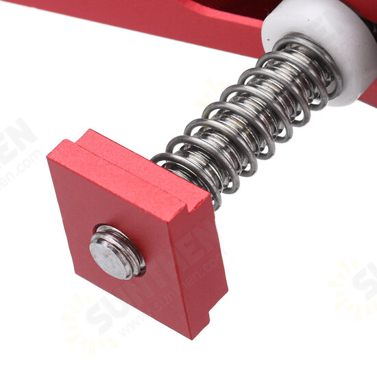 2 Pcs Red Quick Acting Hold Down Clamp Aluminum Alloy T-Slot T-Track Clamp Set Woodworking Tool for Woodworking Table 2 Pcs Red Quick Acting Hold Down Clamp Aluminum Alloy T-Slot T-Track Clamp Set Woodworking Tool for Woodworking Table