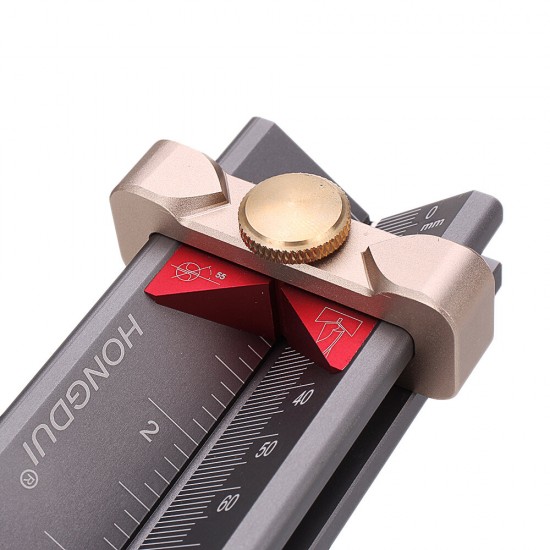 3 In 1 Multifunction Measuring Drill Depth Gauge Drill Stop Measure and Drill Point Angle Gauge Grinding Gage Table Saw Height Gauge Woodworking Tool