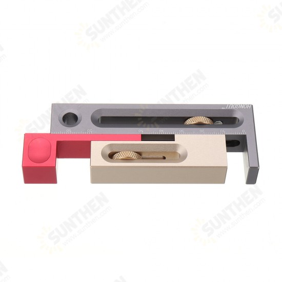 Table Saw Slot Adjuster Mortise and Tenon Tool Woodworking Movable Measuring Block