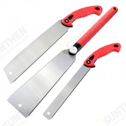 Hand Saw SK5 Saw 3-edge Teeth 65 HRC Wood Cutter For Tenon Wood Bamboo Plastic Cutting Woodworking Tools