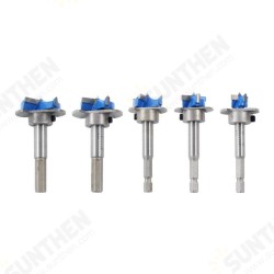 Hexagonal Handle Cabinet Hinge Hole Opener Set Adjustable Hinge Drill Bit 15-35mm Positioning Woodworking Hole Opener Hexagonal Handle Cabinet Hinge Hole Opener Set Adjustable Hinge Drill Bit 15-35mm Positioning Woodworking Hole Opener