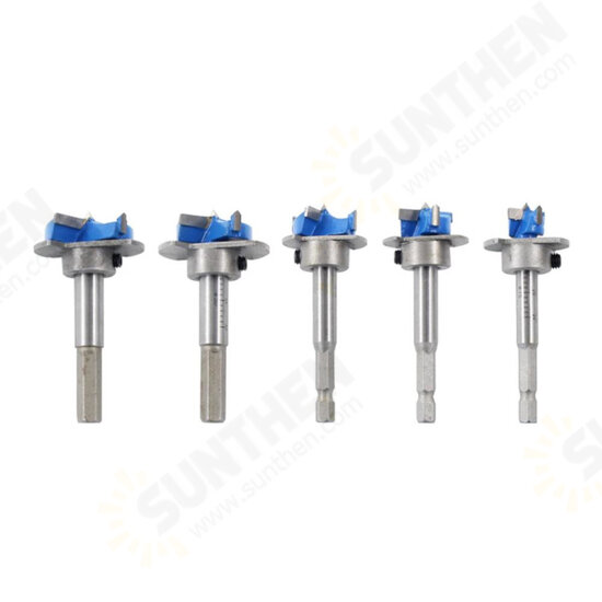 Hexagonal Handle Cabinet Hinge Hole Opener Set Adjustable Hinge Drill Bit 15-35mm Positioning Woodworking Hole Opener Hexagonal Handle Cabinet Hinge Hole Opener Set Adjustable Hinge Drill Bit 15-35mm Positioning Woodworking Hole Opener