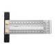 High-precision Scale Ruler T-type Hole Ruler Stainless Woodworking Scribing Mark High-precision Scale Ruler T-type Hole Ruler Stainless Woodworking Scribing Mark