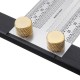 High-precision Scale Ruler T-type Hole Ruler Stainless Woodworking Scribing Mark High-precision Scale Ruler T-type Hole Ruler Stainless Woodworking Scribing Mark