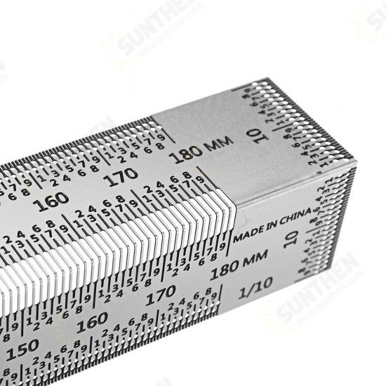 High-precision Scale Ruler T-type Hole Ruler Stainless Woodworking Scribing Mark High-precision Scale Ruler T-type Hole Ruler Stainless Woodworking Scribing Mark
