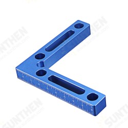 L-Shaped Right Angle 90 Degree Woodworking Positioning Clamping Auxiliary Jig Machinist Square MM Inch Scale Carpenter Protractor