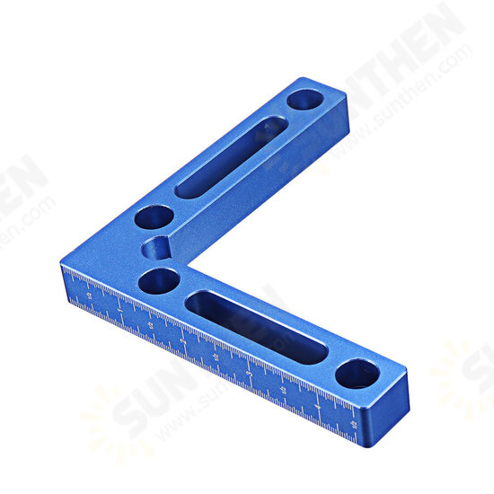 L-Shaped Right Angle 90 Degree Woodworking Positioning Clamping Auxiliary Jig Machinist Square MM Inch Scale Carpenter Protractor L-Shaped Right Angle 90 Degree Woodworking Positioning Clamping Auxiliary Jig Machinist Square MM Inch Scale Carpenter Protractor