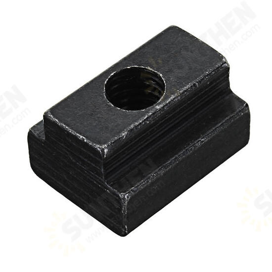 10pcs M6 T Slot Nuts Set Black Oxide Finish T-slots Nut For T Track