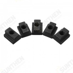 10pcs M8 T Slot Nuts Set Black Oxide Finish T-slots Nut For T Track 10pcs M8 T Slot Nuts Set Black Oxide Finish T-slots Nut For T Track