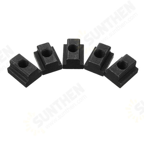 10pcs M8 T Slot Nuts Set Black Oxide Finish T-slots Nut For T Track 10pcs M8 T Slot Nuts Set Black Oxide Finish T-slots Nut For T Track