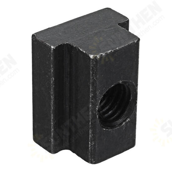 10pcs M8 T Slot Nuts Set Black Oxide Finish T-slots Nut For T Track