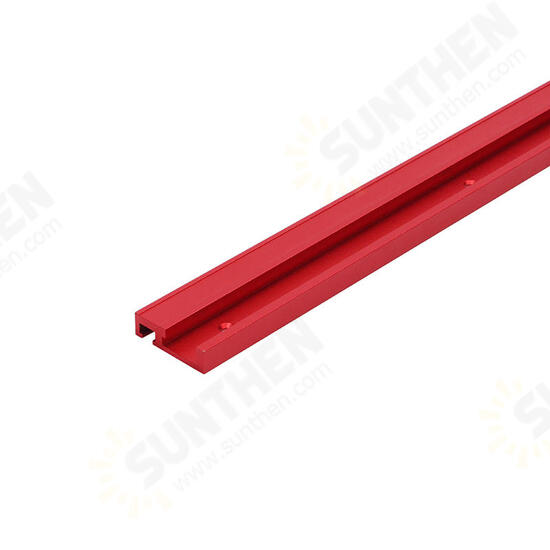 600mm Red Aluminum Alloy T-track Woodworking 45x12.8mm T-slot Miter Track