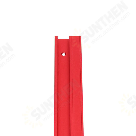 600mm Red Aluminum Alloy T-track Woodworking 45x12.8mm T-slot Miter Track