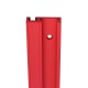600mm Red Aluminum Alloy T-track Woodworking 45x12.8mm T-slot Miter Track