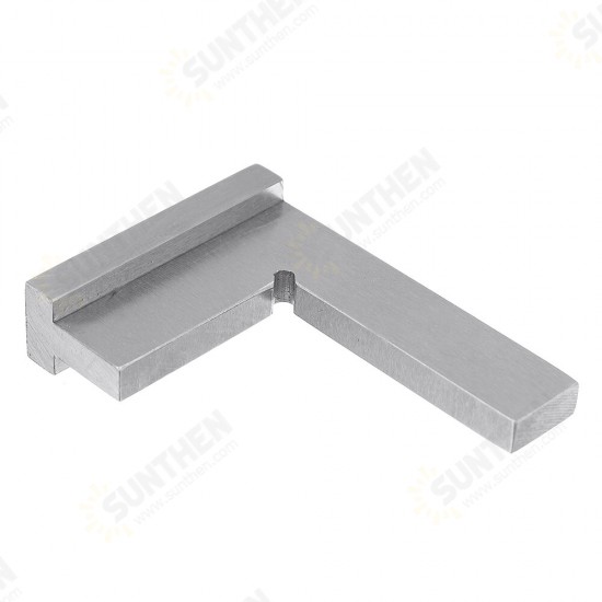 Machinist Square 90° Right Angle Engineer Carpenter Square with Seat Precision Ground Steel Hardened Angle Ruler