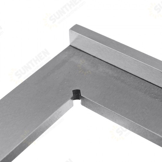 Machinist Square 90° Right Angle Engineer Carpenter Square with Seat Precision Ground Steel Hardened Angle Ruler