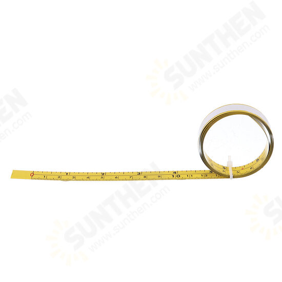 Metric and Inch Self Adhesive Measuring Tape Steel Miter Track Measure Tape Miter Saw Scale For T-track Router Table Band Saw Woodworking Tool Metric and Inch Self Adhesive Measuring Tape Steel Miter Track Measure Tape Miter Saw Scale For T-track Router Table Band Saw Woodworking Tool