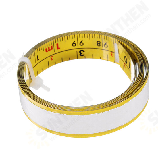 Metric and Inch Self Adhesive Measuring Tape Steel Miter Track Measure Tape Miter Saw Scale For T-track Router Table Band Saw Woodworking Tool Metric and Inch Self Adhesive Measuring Tape Steel Miter Track Measure Tape Miter Saw Scale For T-track Router Table Band Saw Woodworking Tool