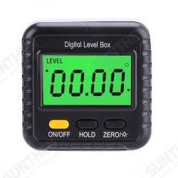 Mini Magnetic Digital Inclinometer Level Woodworking Angle Meter Finder 360 Degree Protractor Base Electronic Measuring Tool