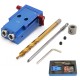 Mini Pocket Slant Hole Jig System Kit with Step Drill Bit Woodwork Tool Set Mini Pocket Slant Hole Jig System Kit with Step Drill Bit Woodwork Tool Set