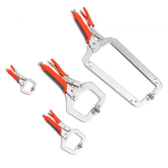 Multi-function Steel 5/6/11/18 Inch Locking C-Clamp Face Clamp Woodworking C Locking Plier