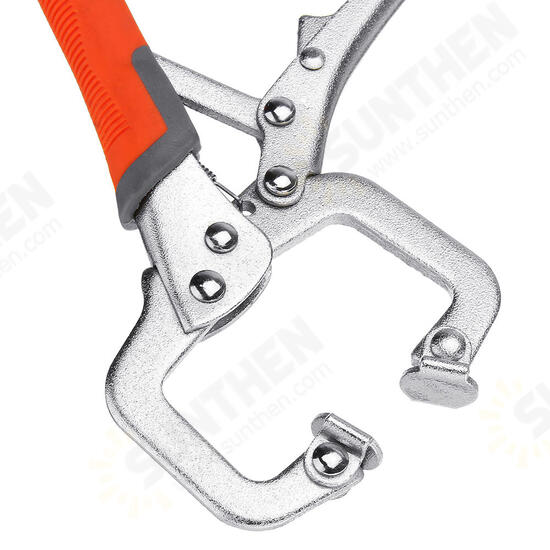 Multi-function Steel 5/6/11/18 Inch Locking C-Clamp Face Clamp Woodworking C Locking Plier