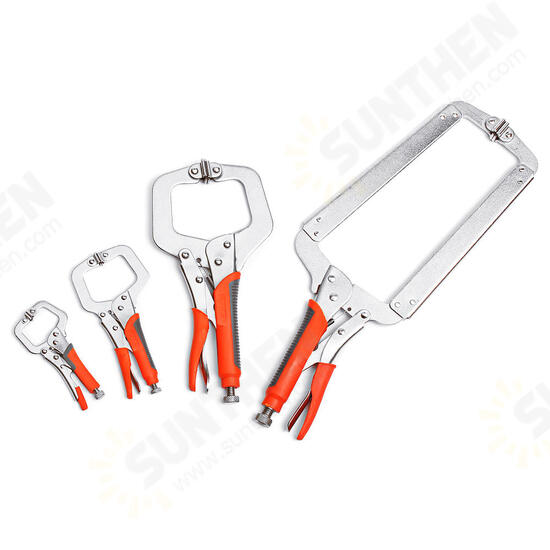 Multi-function Steel 5/6/11/18 Inch Locking C-Clamp Face Clamp Woodworking C Locking Plier