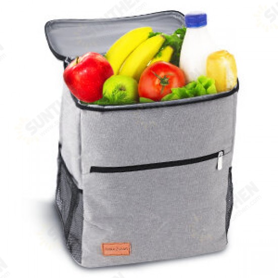 25L Gray Insulated Waterproof Cooling Backpack Bag Picnic Camping Rucksack Ice Cooler Bag 25L Gray Insulated Waterproof Cooling Backpack Bag Picnic Camping Rucksack Ice Cooler Bag