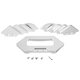 Quick Change Wood Panel Radius R15-R40 Quick-Jig Router Table Bits Jig Aluminum Alloy Corner Template Woodworking Tool Quick Change Wood Panel Radius R15-R40 Quick-Jig Router Table Bits Jig Aluminum Alloy Corner Template Woodworking Tool