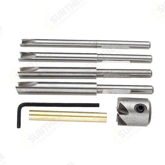 7Pcs Wood Turning Pen Mill Set Barrel Trimmer for Pen Kits Woodworking Tool 7Pcs Wood Turning Pen Mill Set Barrel Trimmer for Pen Kits Woodworking Tool