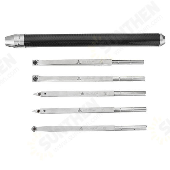 Quick Change Wood Turning Tool Square Shank with Wood Carbide Insert / Quick Change Carbon Fiber Tube Handle Quick Change Wood Turning Tool Square Shank with Wood Carbide Insert / Quick Change Carbon Fiber Tube Handle
