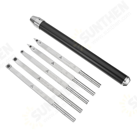 Quick Change Wood Turning Tool Square Shank with Wood Carbide Insert / Quick Change Carbon Fiber Tube Handle Quick Change Wood Turning Tool Square Shank with Wood Carbide Insert / Quick Change Carbon Fiber Tube Handle