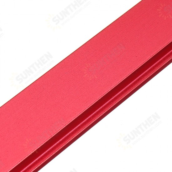 Red 100-450mm Aluminum Alloy Miter Track Nut Slider Miter Bar Quick Acting Clamp Nut for Table Saw T Slot T-track Jig Fixture DIY Woodworking Tool Red 100-450mm Aluminum Alloy Miter Track Nut Slider Miter Bar Quick Acting Clamp Nut for Table Saw T Slot T-track Jig Fixture DIY Woodworking Tool