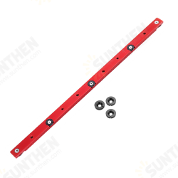 Red 300-880mm Aluminum Alloy Rail Miter Bar Slider Table Saw Gauge Rod Miter Gauge for T-slot T-track Miter Track Jig Fixture Slot Router Table