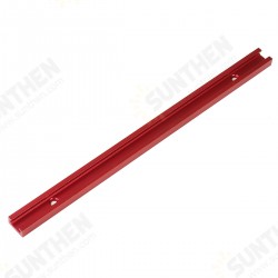 Red Aluminum Alloy 300-1220mm T-track T-slot Miter Track Jig T Screw Fixture Slot 19x9.5mm For Table Saw Router Table Woodworking Tool