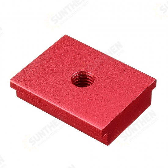 Red Aluminum Alloy Miter Track Nut T-track Sliding Nut M6/M8 T Slot Nut for T-slot Jig Fixture Slot 30x12.8mm For Table Saw Router Table Tool Red Aluminum Alloy Miter Track Nut T-track Sliding Nut M6/M8 T Slot Nut for T-slot Jig Fixture Slot 30x12.8mm For Table Saw Router Table Tool