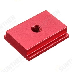 Red Aluminum Alloy Miter Track Nut T-track Sliding Nut M6/M8 T Slot Nut for T-slot Jig Fixture Slot 30x12.8mm For Table Saw Router Table Tool