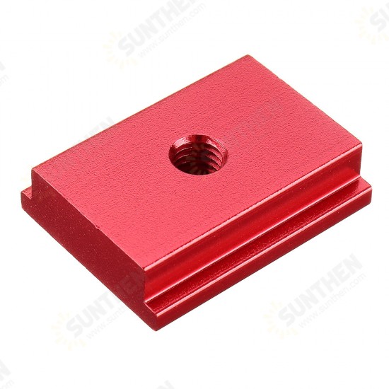 Red Aluminum Alloy Miter Track Nut T-track Sliding Nut M6/M8 T Slot Nut for T-slot Jig Fixture Slot 30x12.8mm For Table Saw Router Table Tool Red Aluminum Alloy Miter Track Nut T-track Sliding Nut M6/M8 T Slot Nut for T-slot Jig Fixture Slot 30x12.8mm For Table Saw Router Table Tool