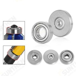 Router Bit Set Bearing Accessories Upper and Lower Bearing Cutter Head Bearing Tool Holder Bearing Milling Cutter Accessories Ball Router Bit Set Bearing Accessories Upper and Lower Bearing Cutter Head Bearing Tool Holder Bearing Milling Cutter Accessories Ball