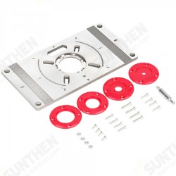 Router Table Insert Plate Trimming Machine Flip Board Woodworking Trimming Machine Table Insert Plate Aluminum Board For Woodworking