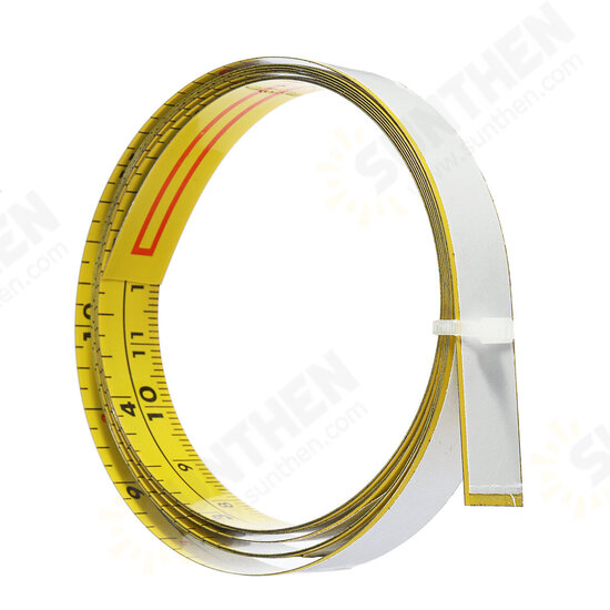 Self Adhesive Inch and Metric Ruler Miter Track Tape Measure Steel Miter Saw Scale For T-track Router Table Band Saw Woodworking Tool Self Adhesive Inch and Metric Ruler Miter Track Tape Measure Steel Miter Saw Scale For T-track Router Table Band Saw Woodworking Tool