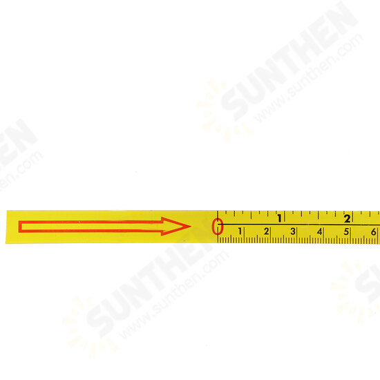 Self Adhesive Inch and Metric Ruler Miter Track Tape Measure Steel Miter Saw Scale For T-track Router Table Band Saw Woodworking Tool Self Adhesive Inch and Metric Ruler Miter Track Tape Measure Steel Miter Saw Scale For T-track Router Table Band Saw Woodworking Tool