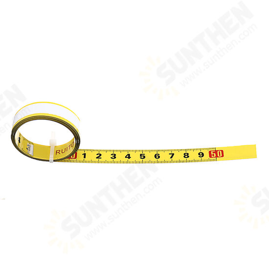 Self Adhesive Metric Ruler Miter Track Tape Measure Steel Miter Saw Scale For T-track Router Table Band Saw Woodworking Tool Self Adhesive Metric Ruler Miter Track Tape Measure Steel Miter Saw Scale For T-track Router Table Band Saw Woodworking Tool