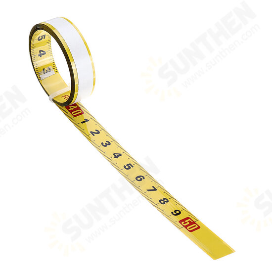 Self Adhesive Metric Ruler Miter Track Tape Measure Steel Miter Saw Scale For T-track Router Table Band Saw Woodworking Tool Self Adhesive Metric Ruler Miter Track Tape Measure Steel Miter Saw Scale For T-track Router Table Band Saw Woodworking Tool